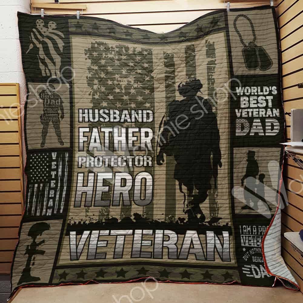 Veteran Dad Quilt Blanket DHC110289TD