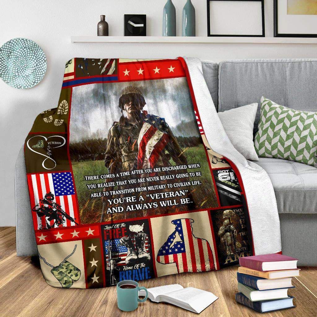 Veteran Fleece Blanket
