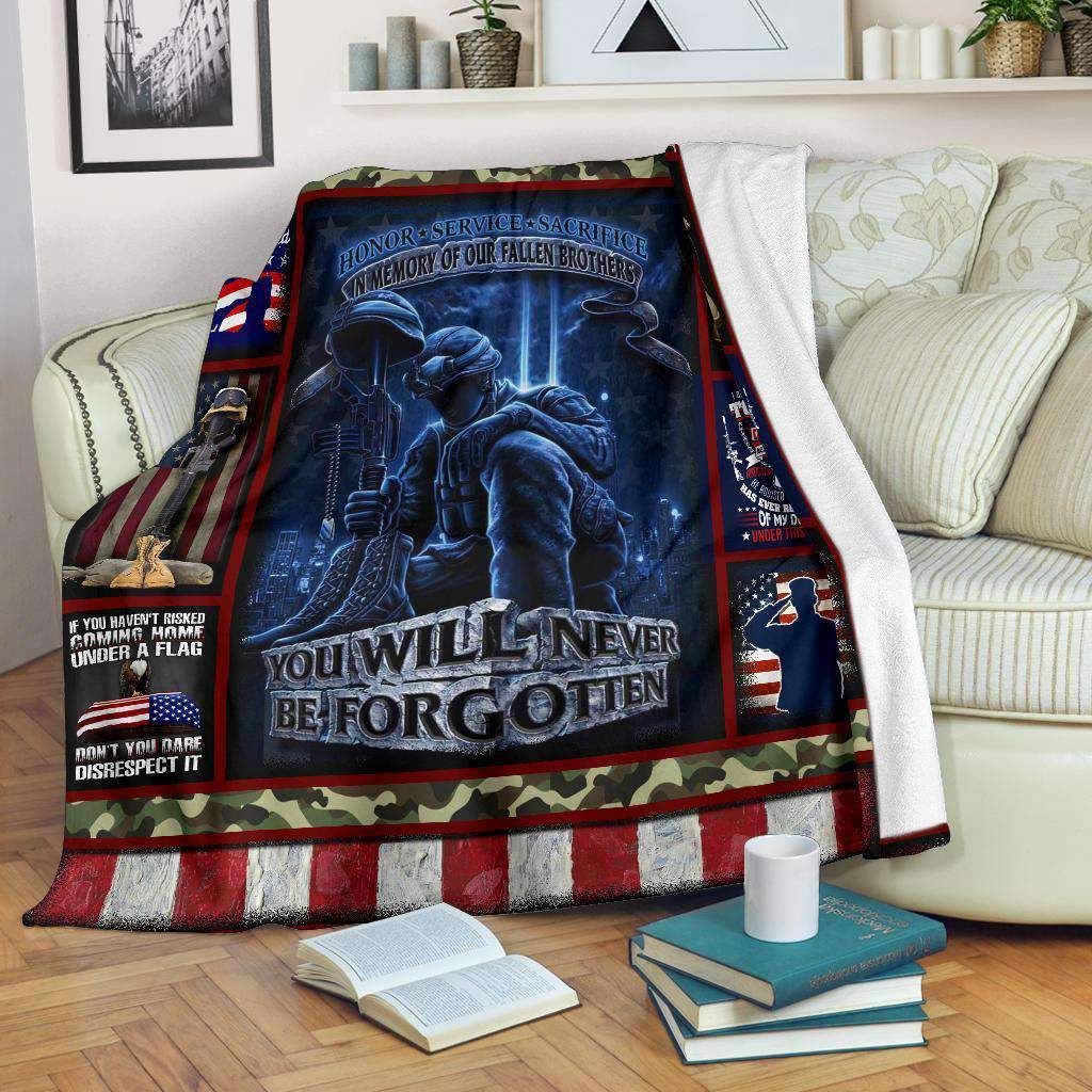 Veteran Fleece Blanket