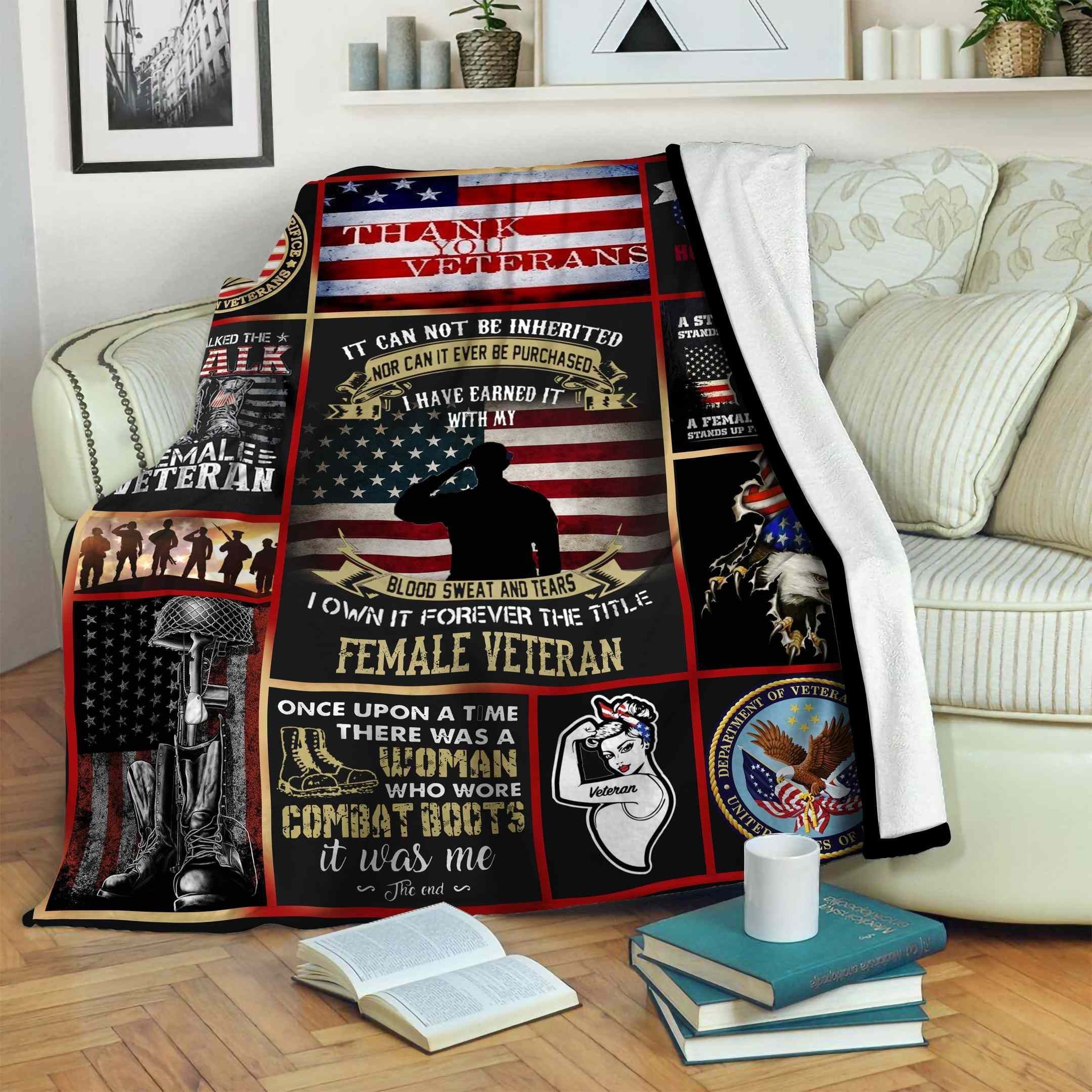 Veteran Fleece Blanket