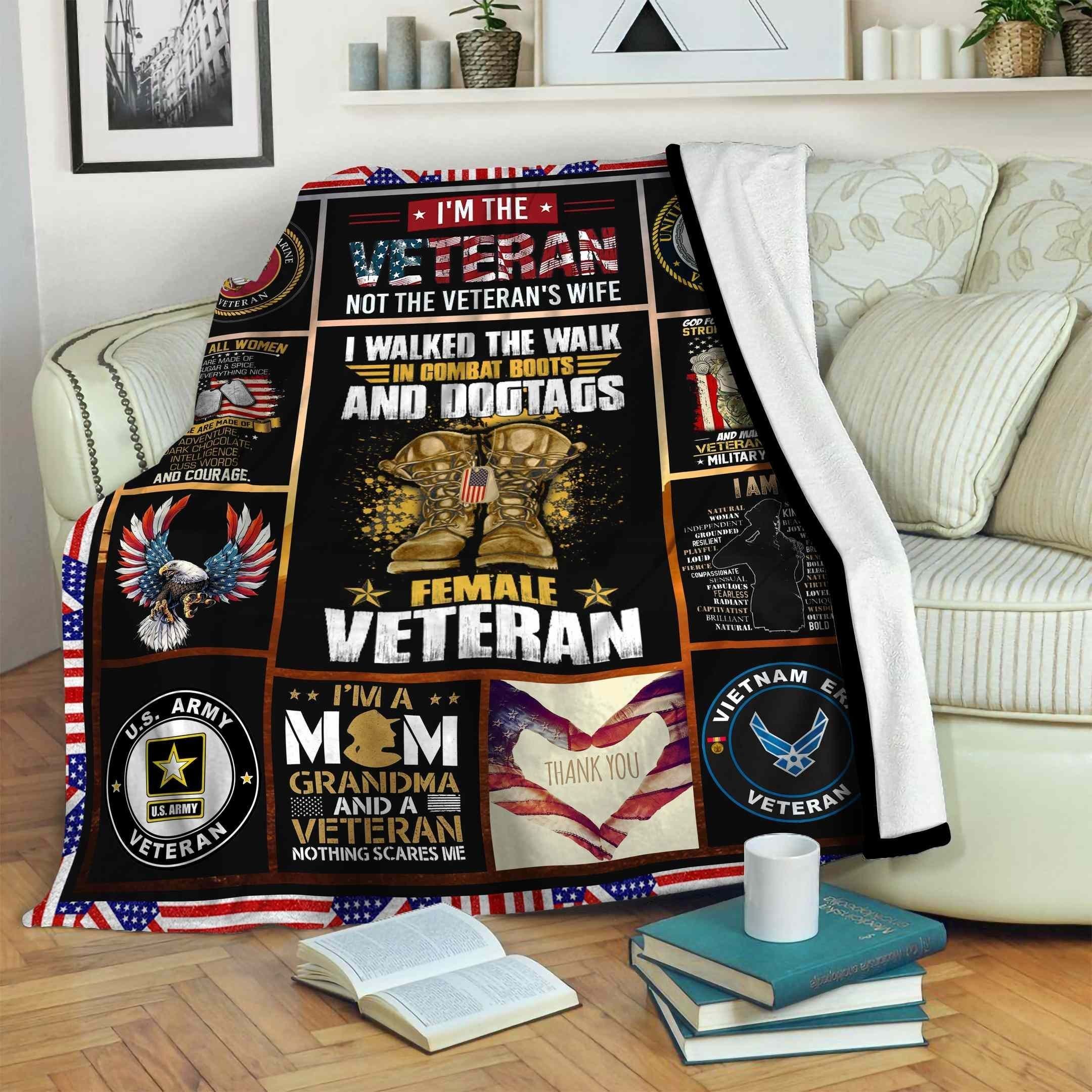 Veteran Fleece Blanket