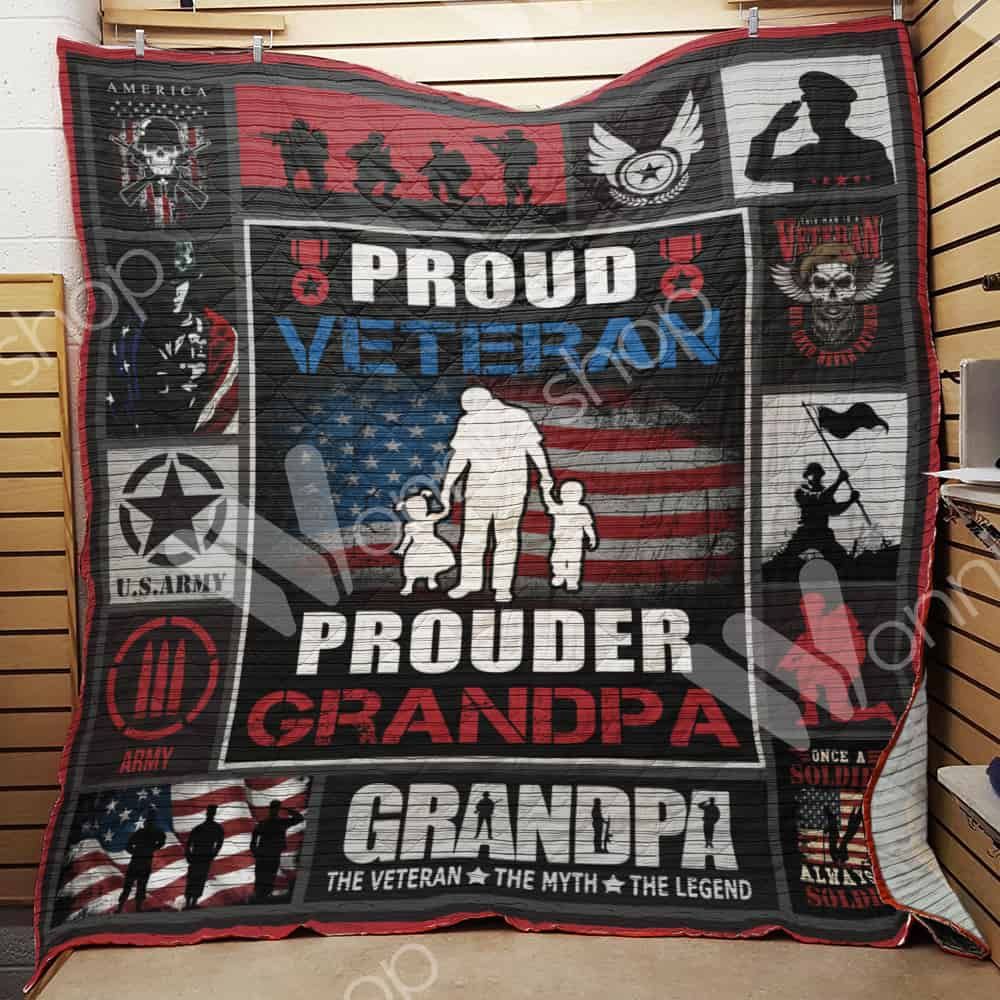 Veteran Grandpa Quilt Blanket DHC1102188TD