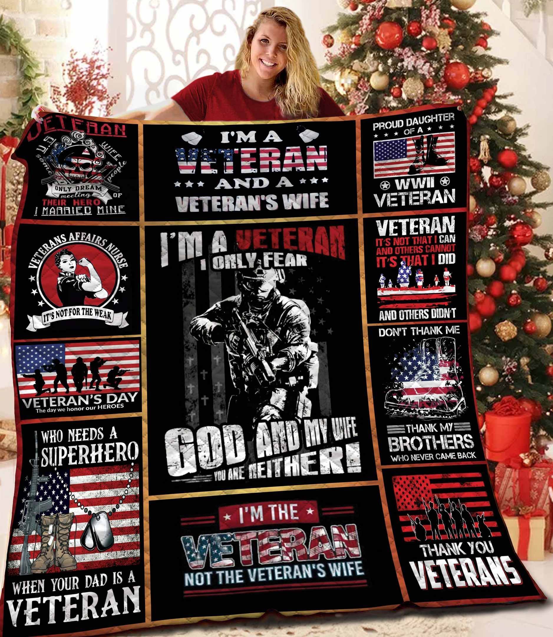 Veteran Quilt Blanket BBB111122SM