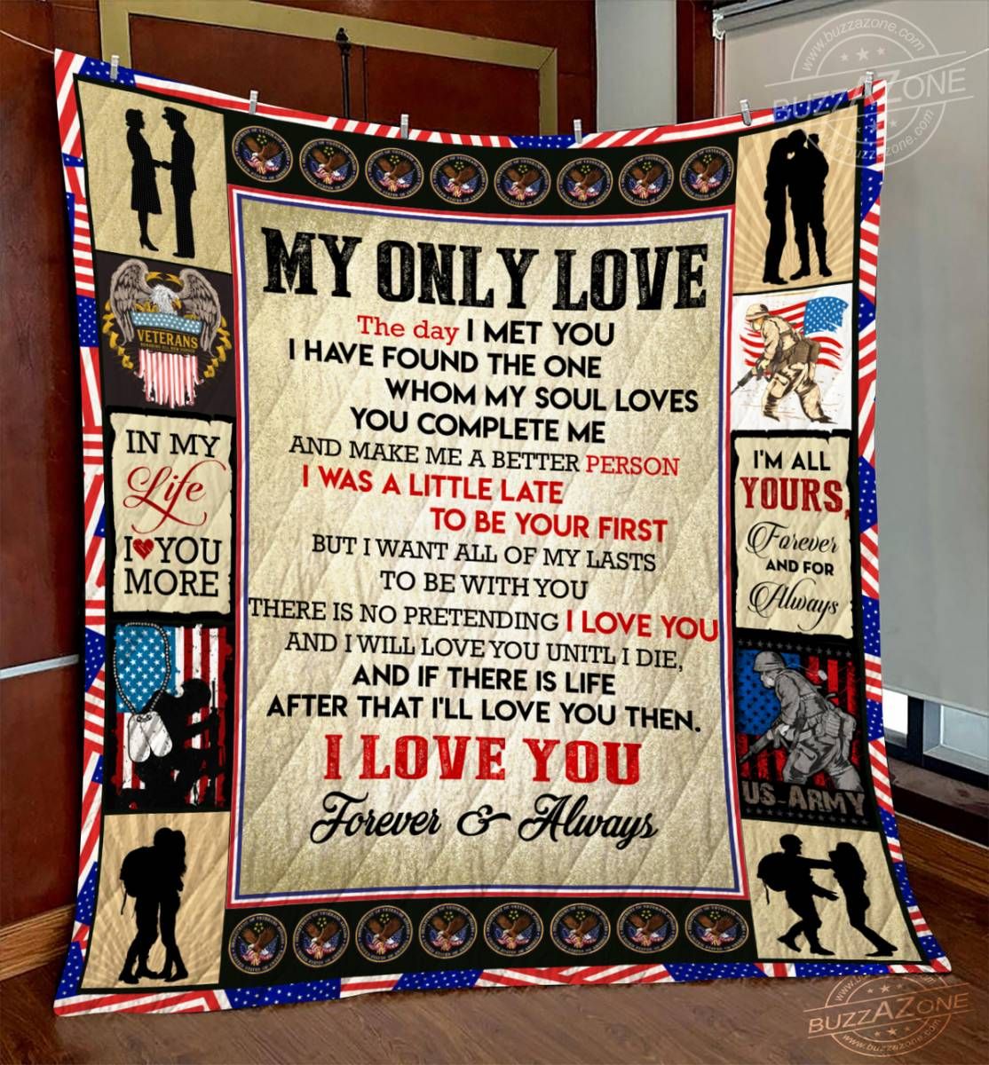 Veteran Quilt Blanket DHC071225VT
