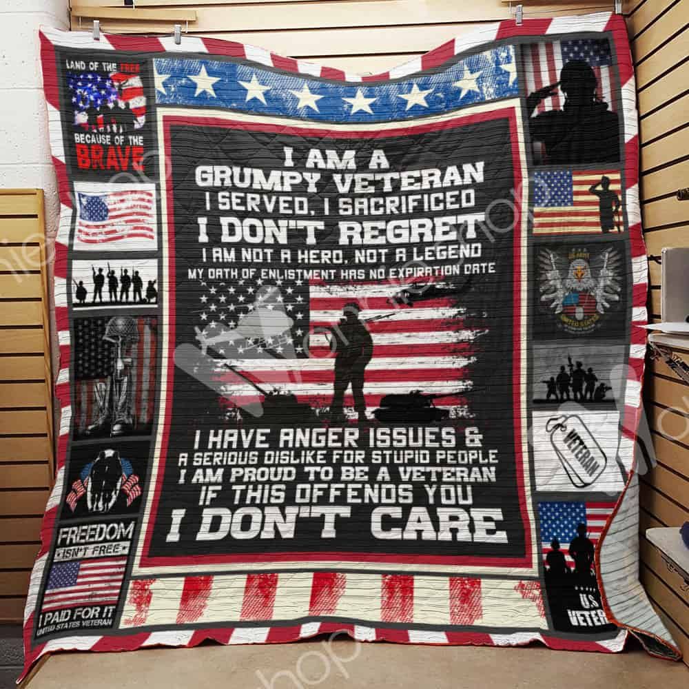 Veteran Quilt Blanket DHC1002932TD