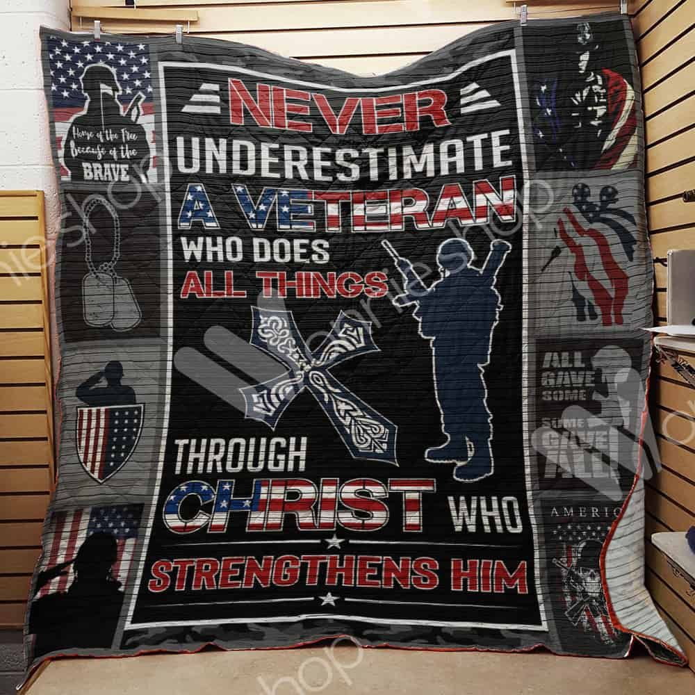 Veteran Quilt Blanket DHC1102161TD