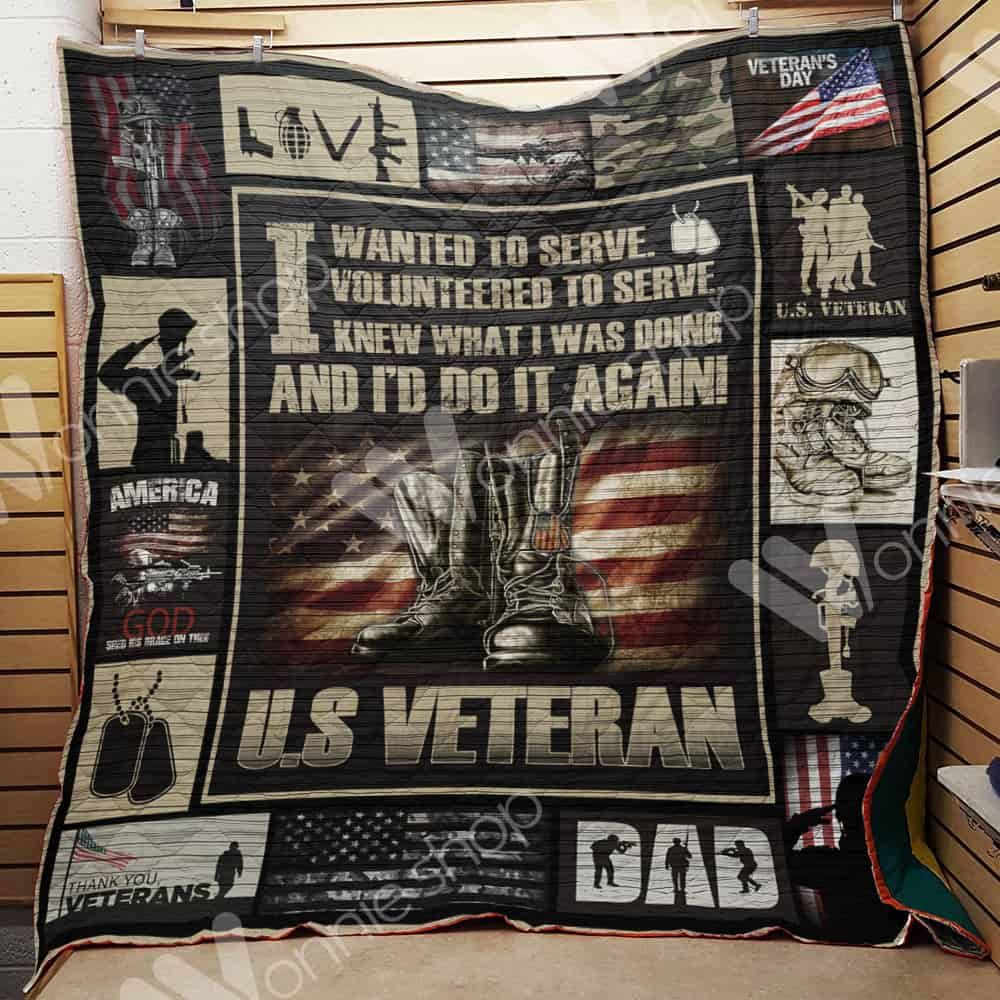Veteran Quilt Blanket DHC1102207TD