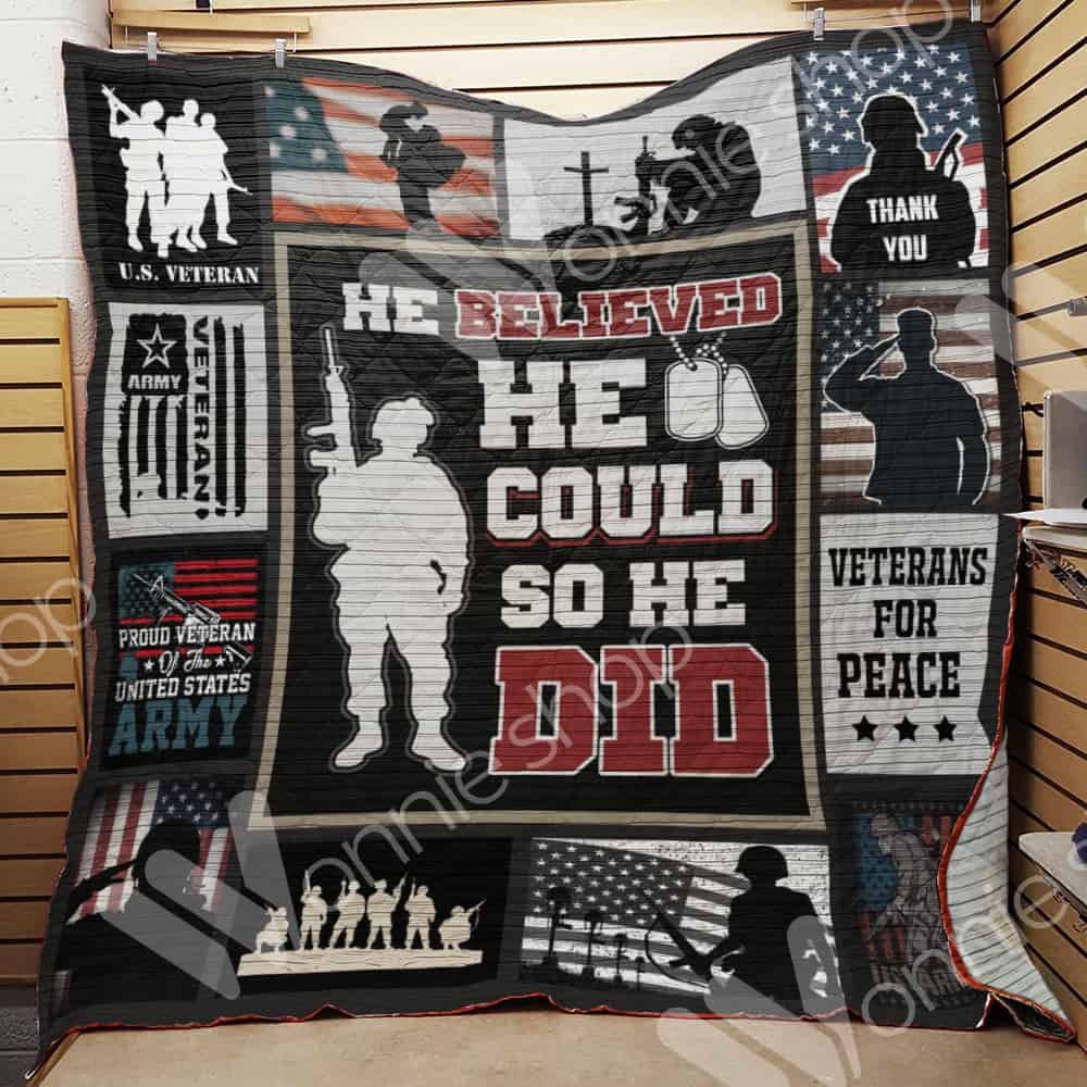 Veteran Quilt Blanket DHC1102210TD