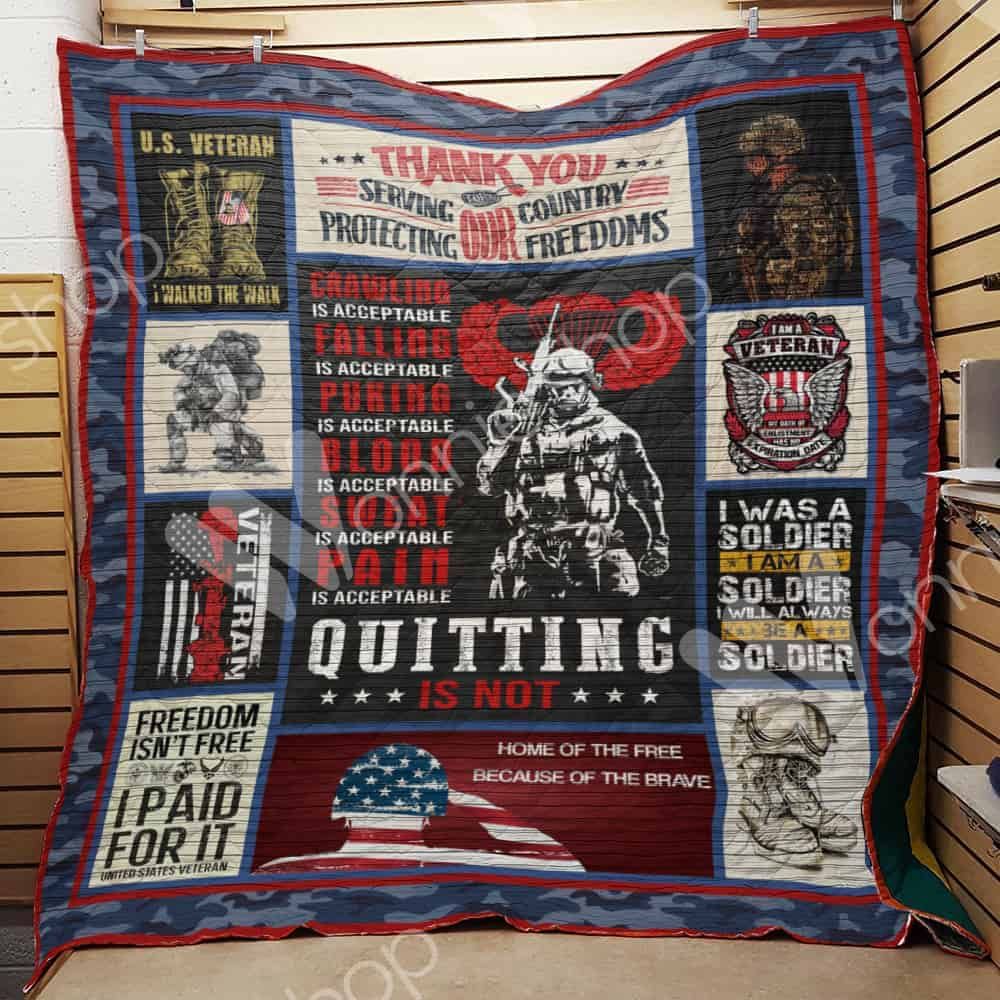 Veteran Quilt Blanket DHC1102890TD