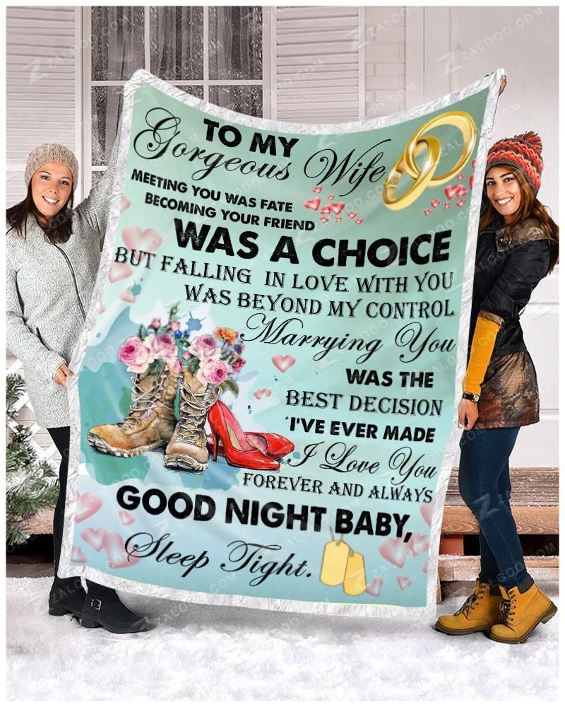 Veteran – The Best Decision I’Ve Ever Made Fleece Blanket