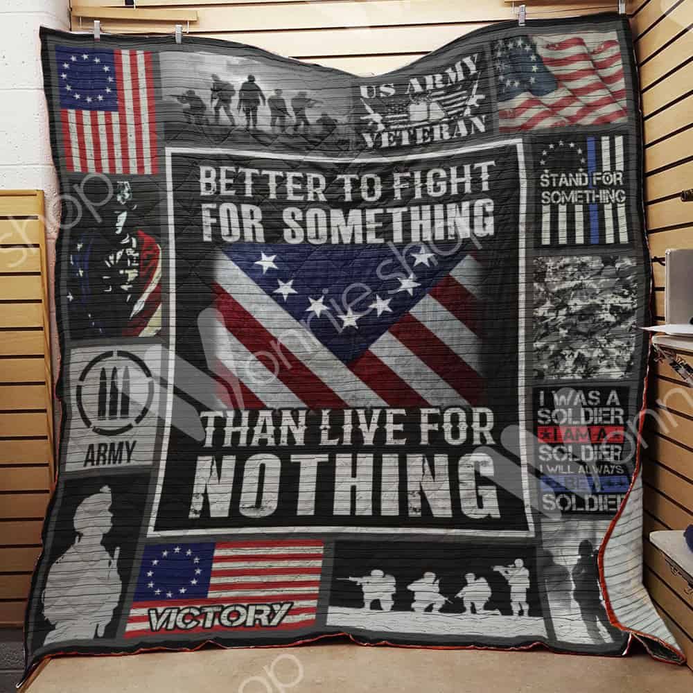 Veteran Us Flag Quilt Blanket DHC03021107TD