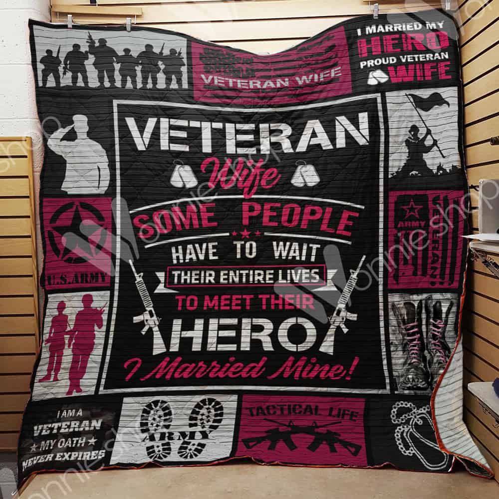 Veteran Wife Quilt Blanket DHC1102158TD