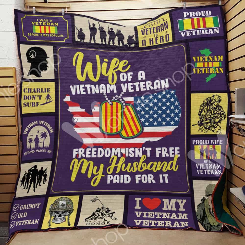 Veteran Wife Quilt Blanket DHC1102492TD