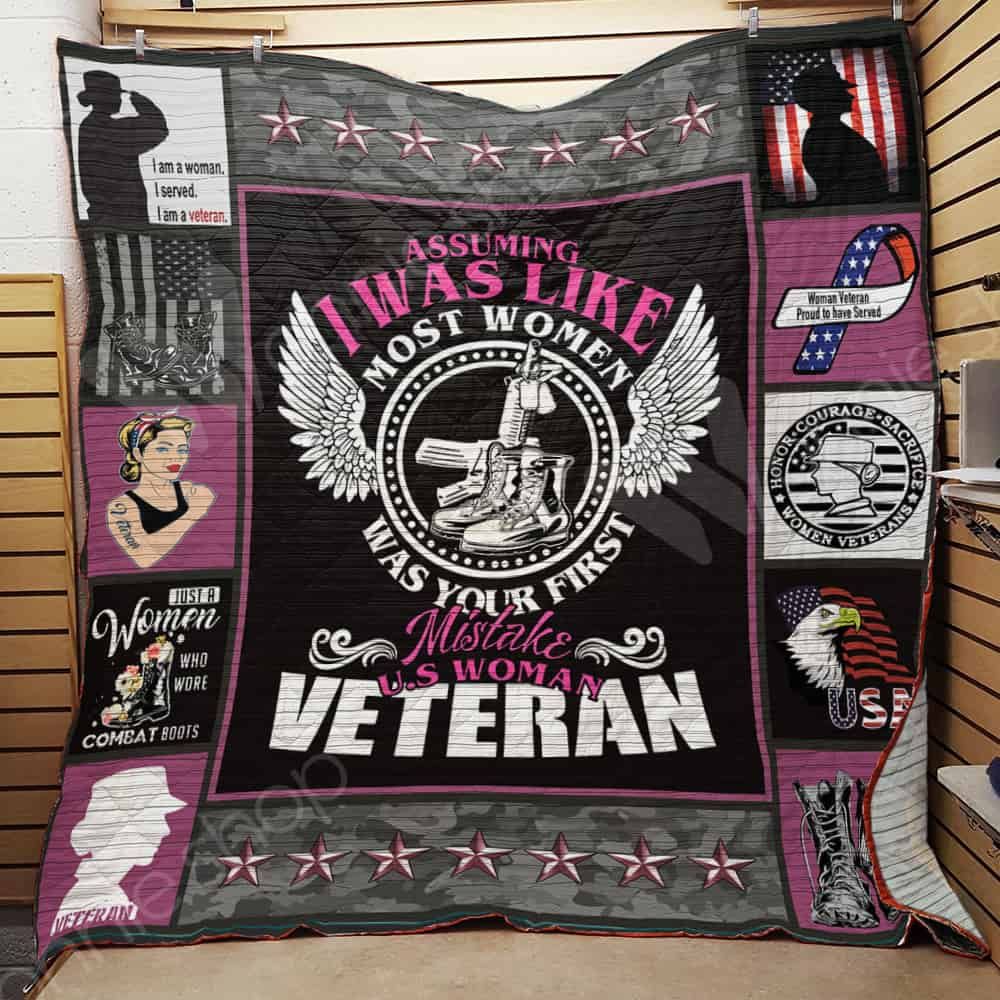Veteran Women Quilt Blanket DHC03021027TD