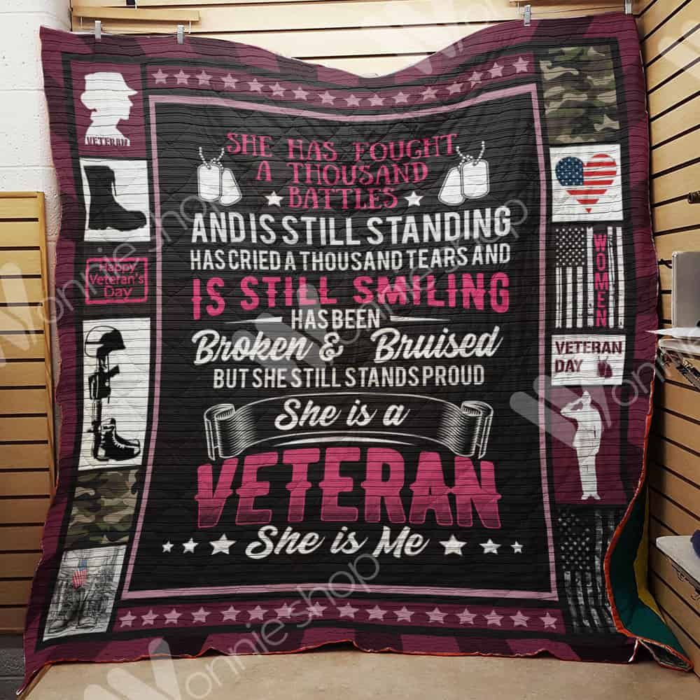 Veteran Women Quilt Blanket DHC1102241TD