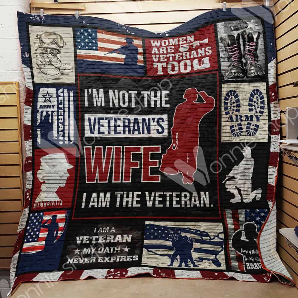 Veteran Women Quilt Blanket DHC1102267TD