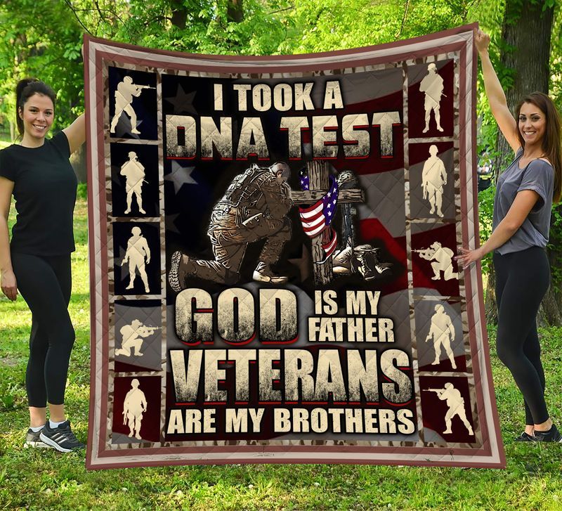 Veterans Are My Brothers Quilt Blanket DHC1402899TD