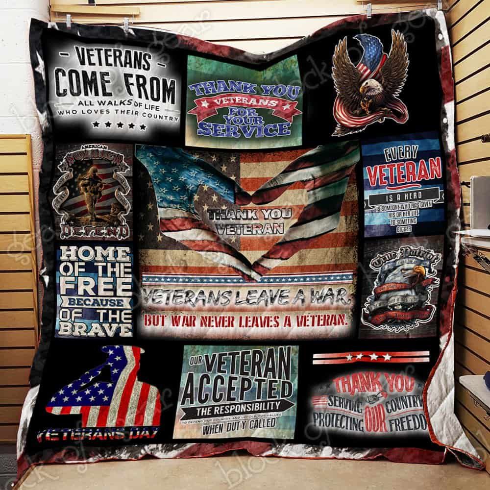Veterans CL19100950MDQ Quilt Blanket