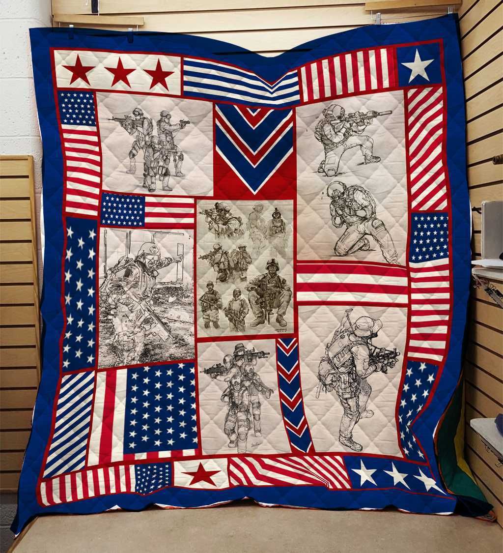 Veterans Quilt Blanket Quilt Blanket Dhc03011073Dd