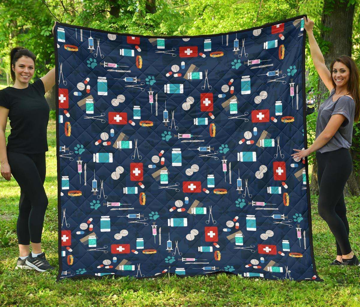 Veterianary CL12100725MDQ Quilt Blanket
