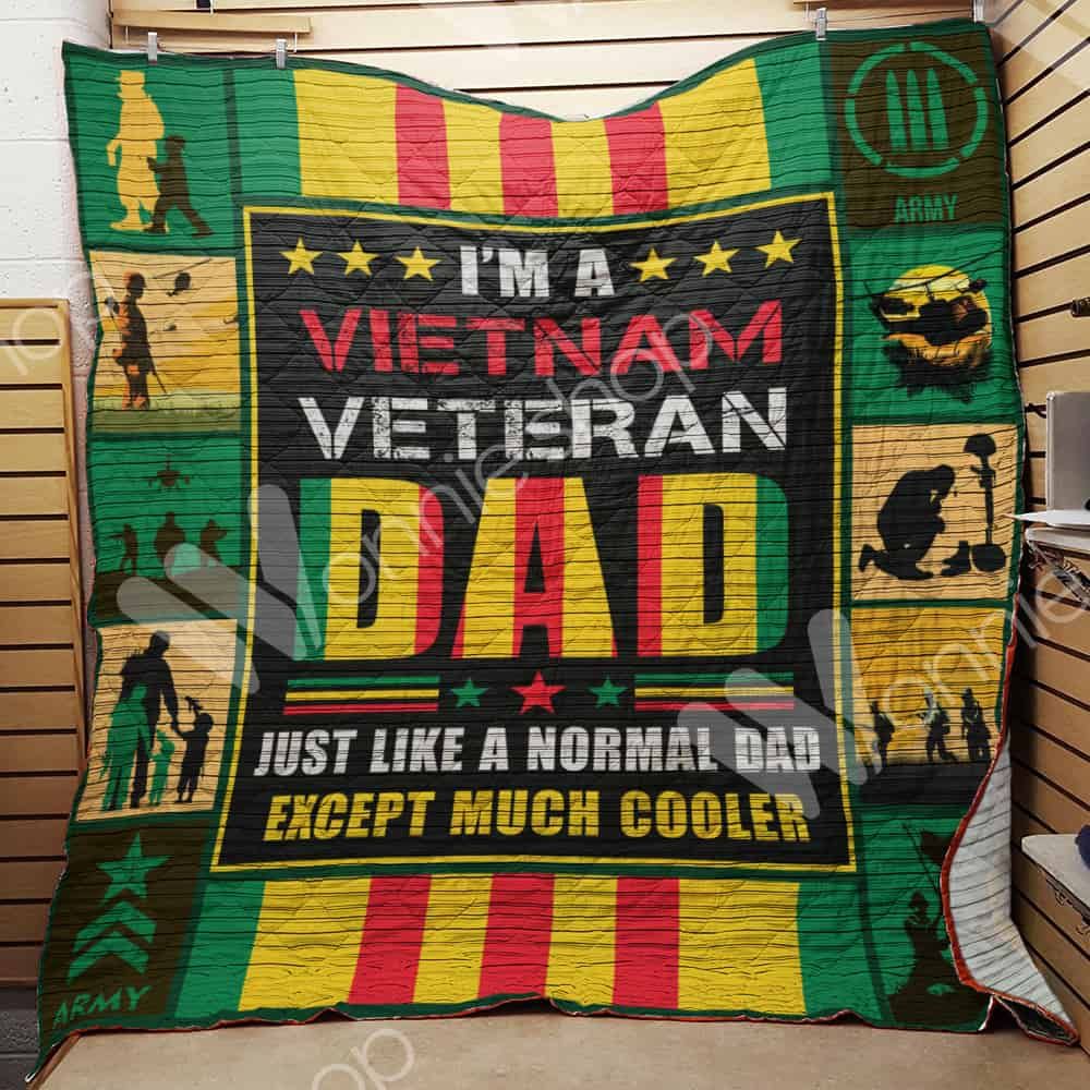Vietnam Veteran Dad Quilt Blanket DHC1102180TD