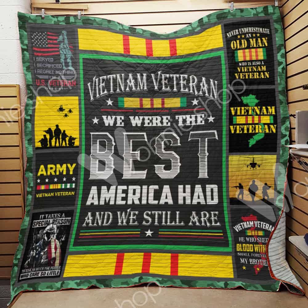 Vietnam Veteran Quilt Blanket DHC03021273TD