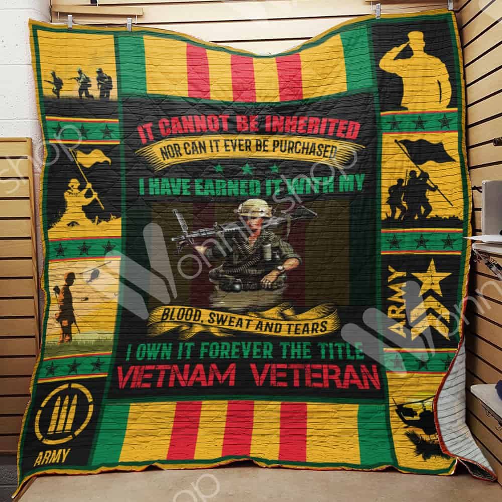 Vietnam Veteran Quilt Blanket DHC03021345TD