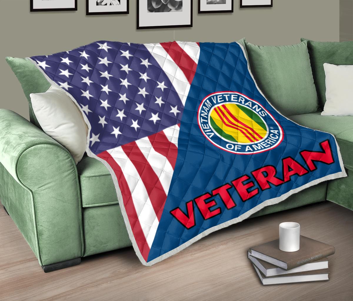 Vietnam Veterans Of America Qc T Quilt Blanket Dhc03011052Dd