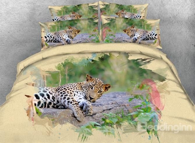 Vigorous Leopard Bedding Set