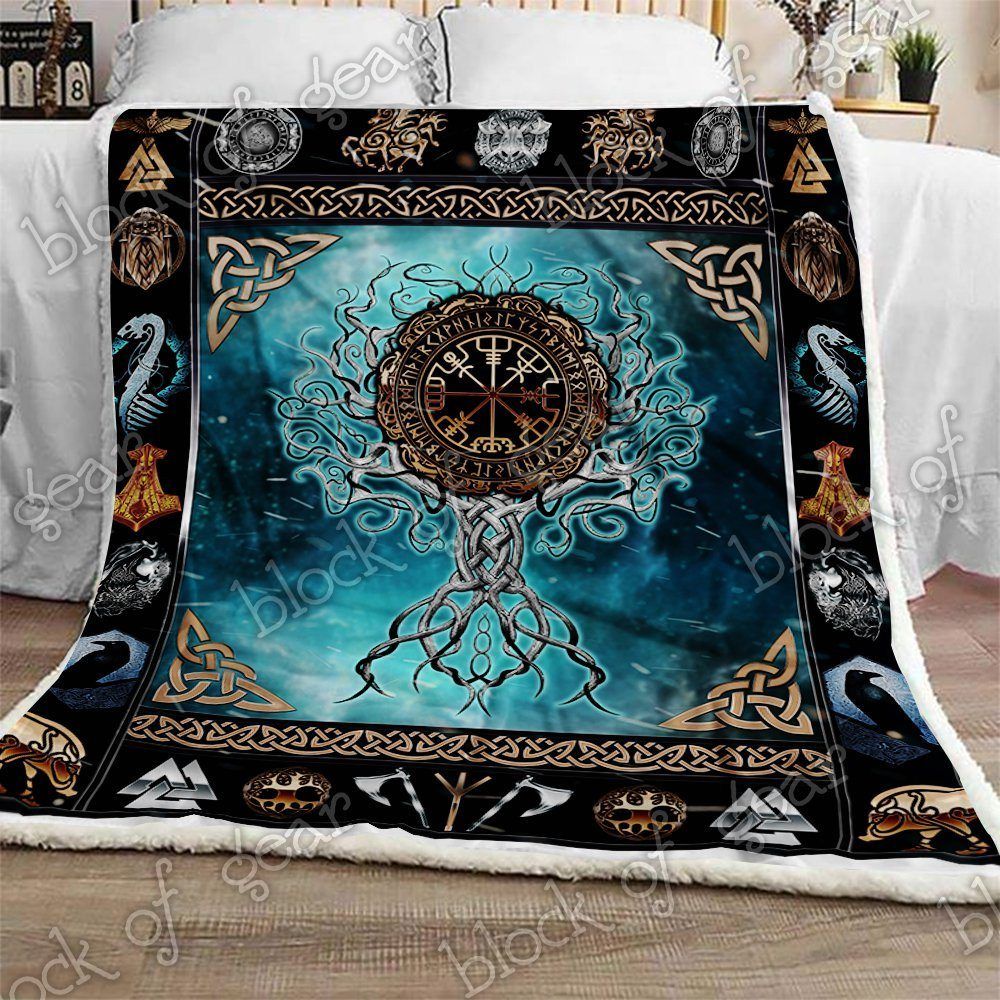 Viking Sherpa Fleece Blanket