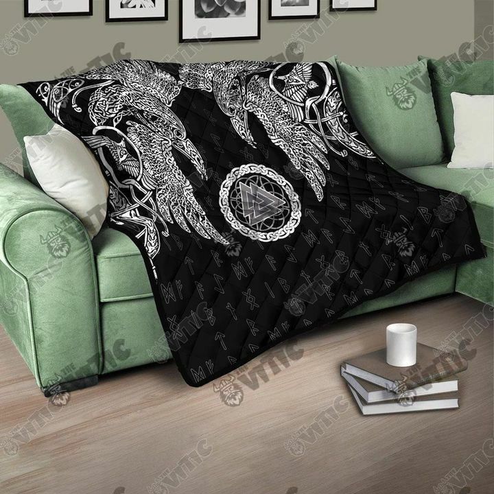 Viking Eagle Sherpa Fleece Blanket