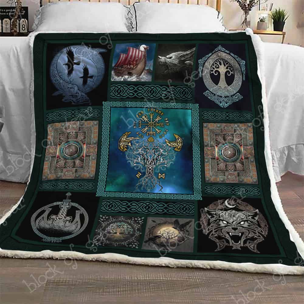 Viking Sherpa Fleece Blanket