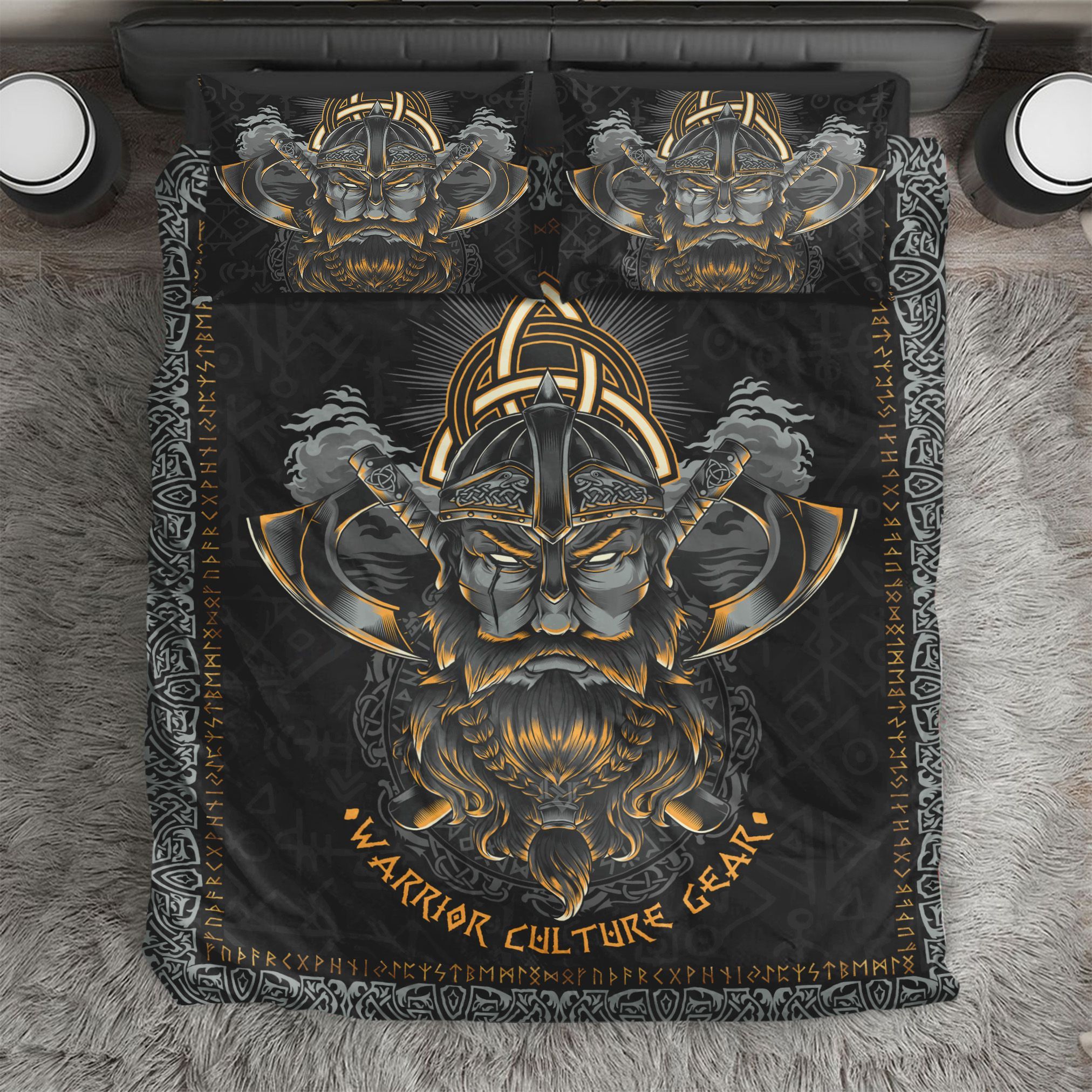 Viking Headman Portrait Bedding Set
