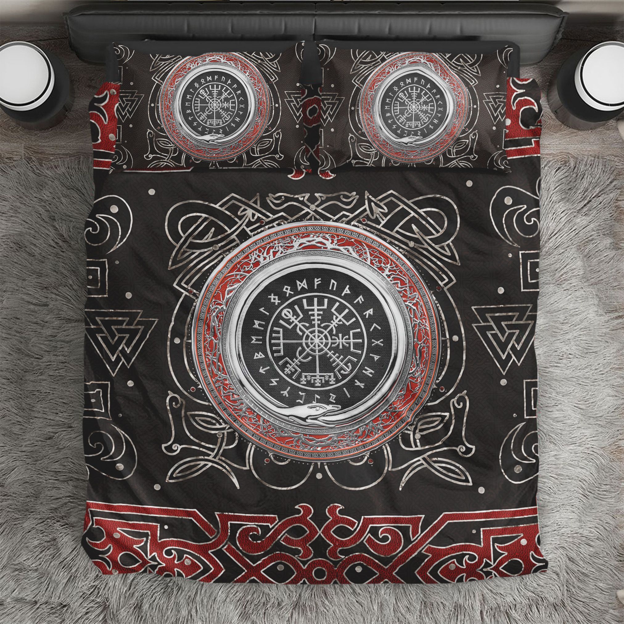 Viking Logo Norse Mythology Bedding Set