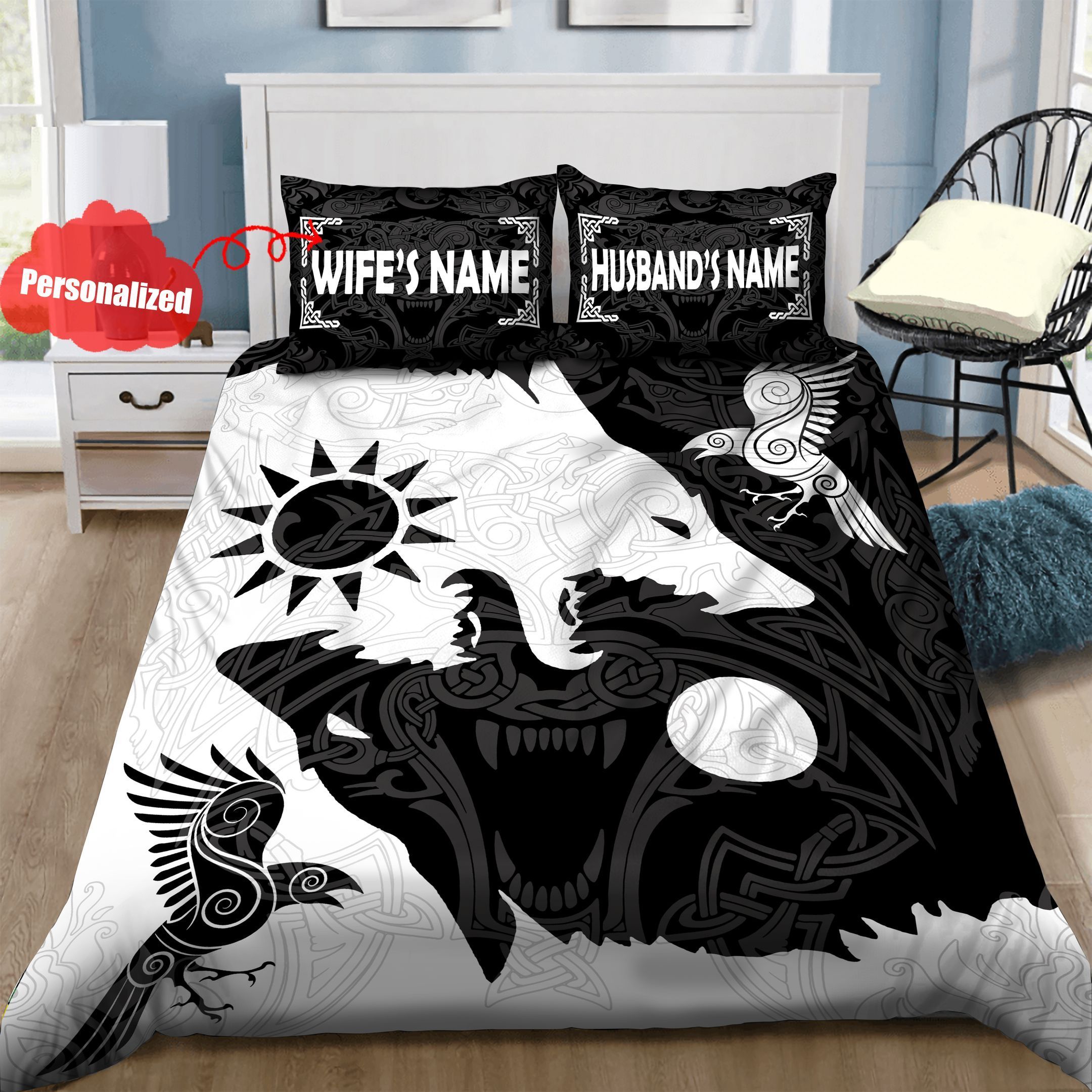 Viking Personalized Bedding Set