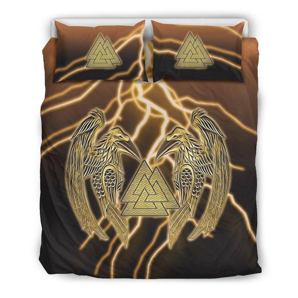 Viking Ravens Of Odin Bedding Set