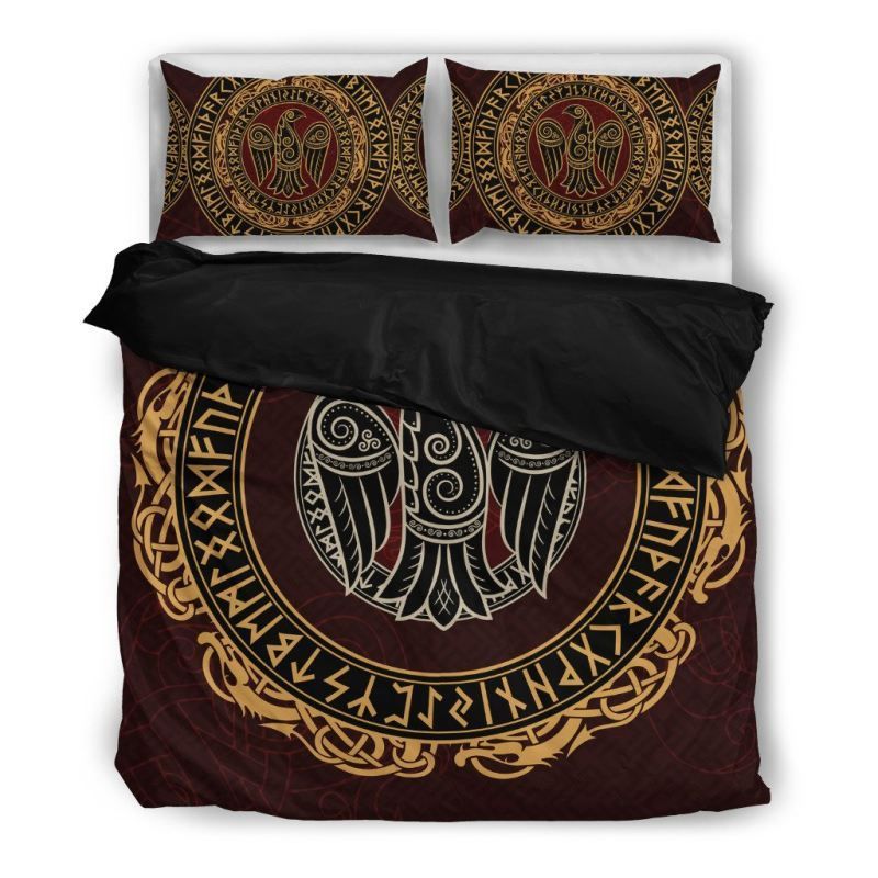 Viking Sign Ancient Language Bedding Set