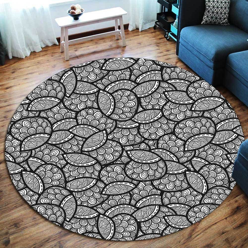 Viking Symbol Round Carpet