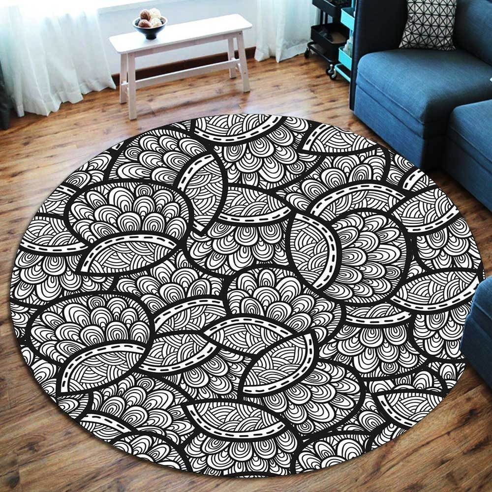 Viking Symbol Round Carpet