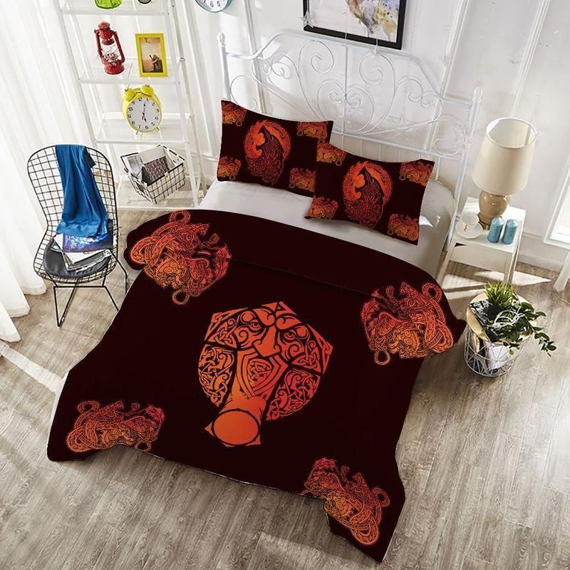 Viking Throne Printed Bedding Set