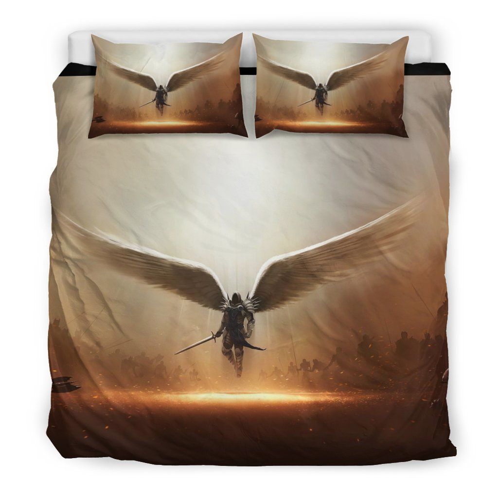Viking Valkyrie With Wings Bedding Set