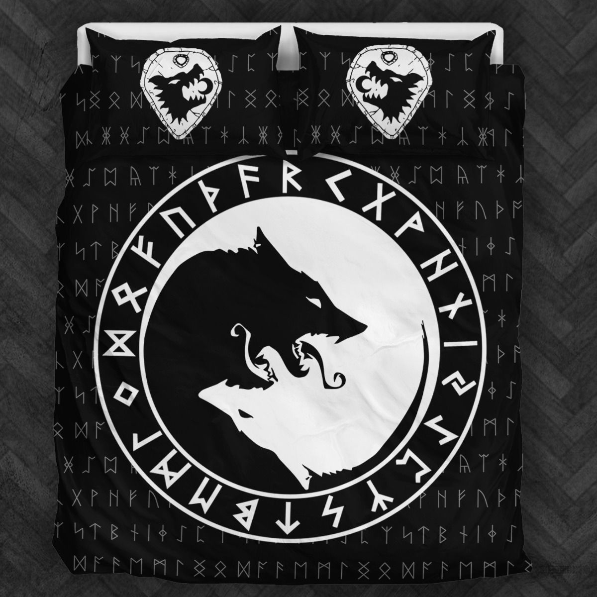 Viking Wolf Bedding Set