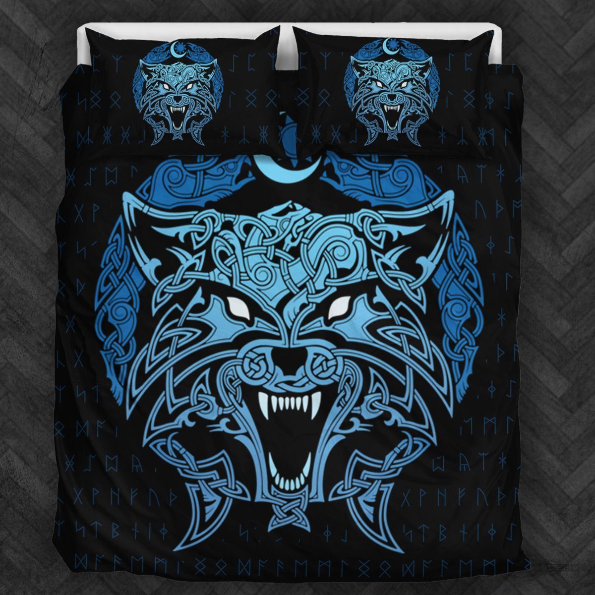 Viking Wolf Bedding Set