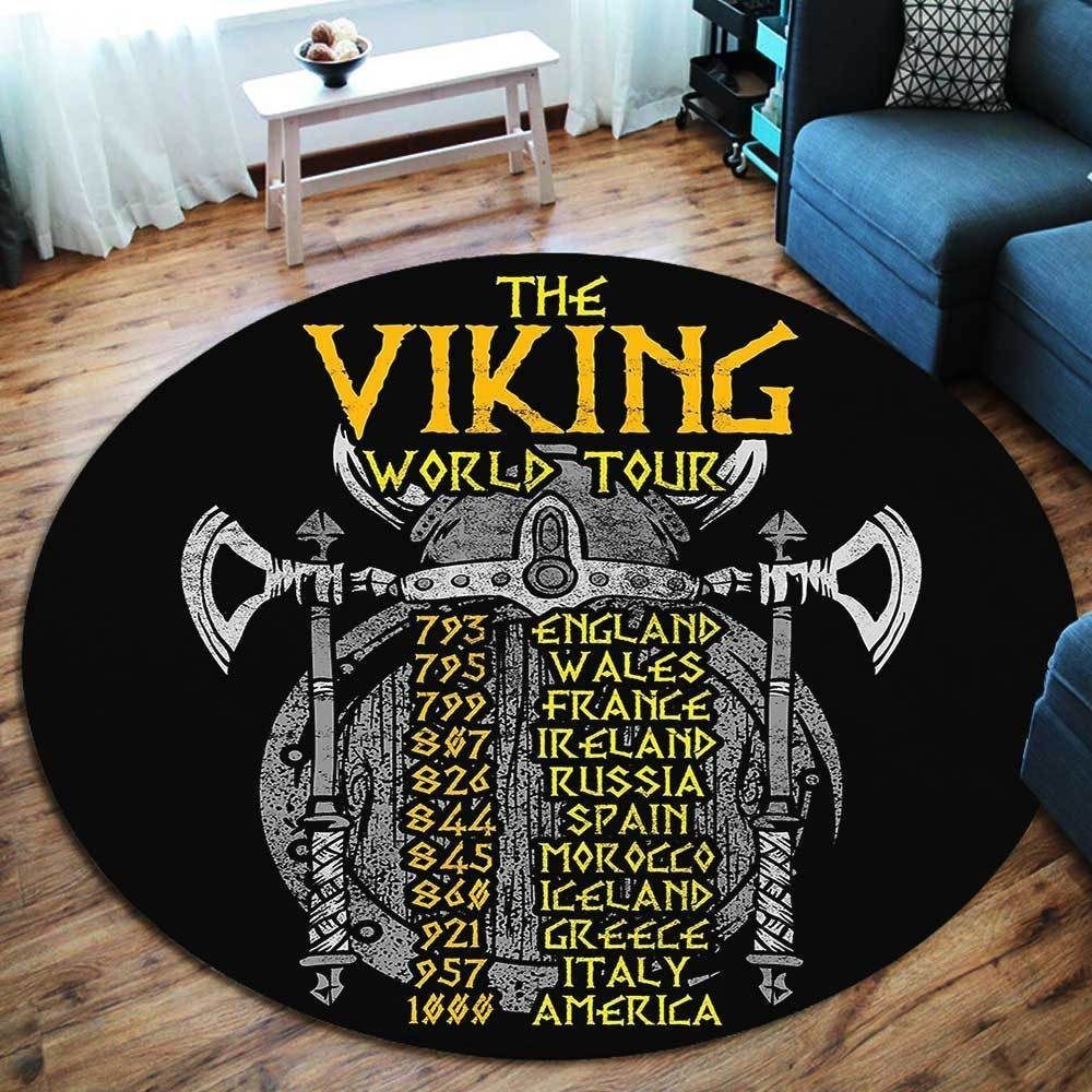Vikings Tour Round Carpet
