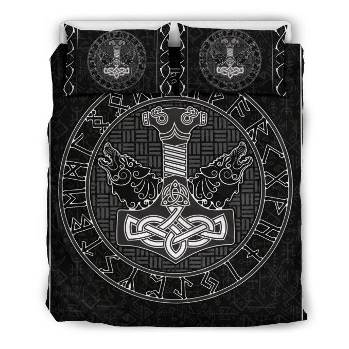 Vikingthorshammerwolf Bedding Set
