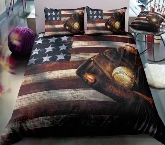 Vintage Baseball Bedding Set