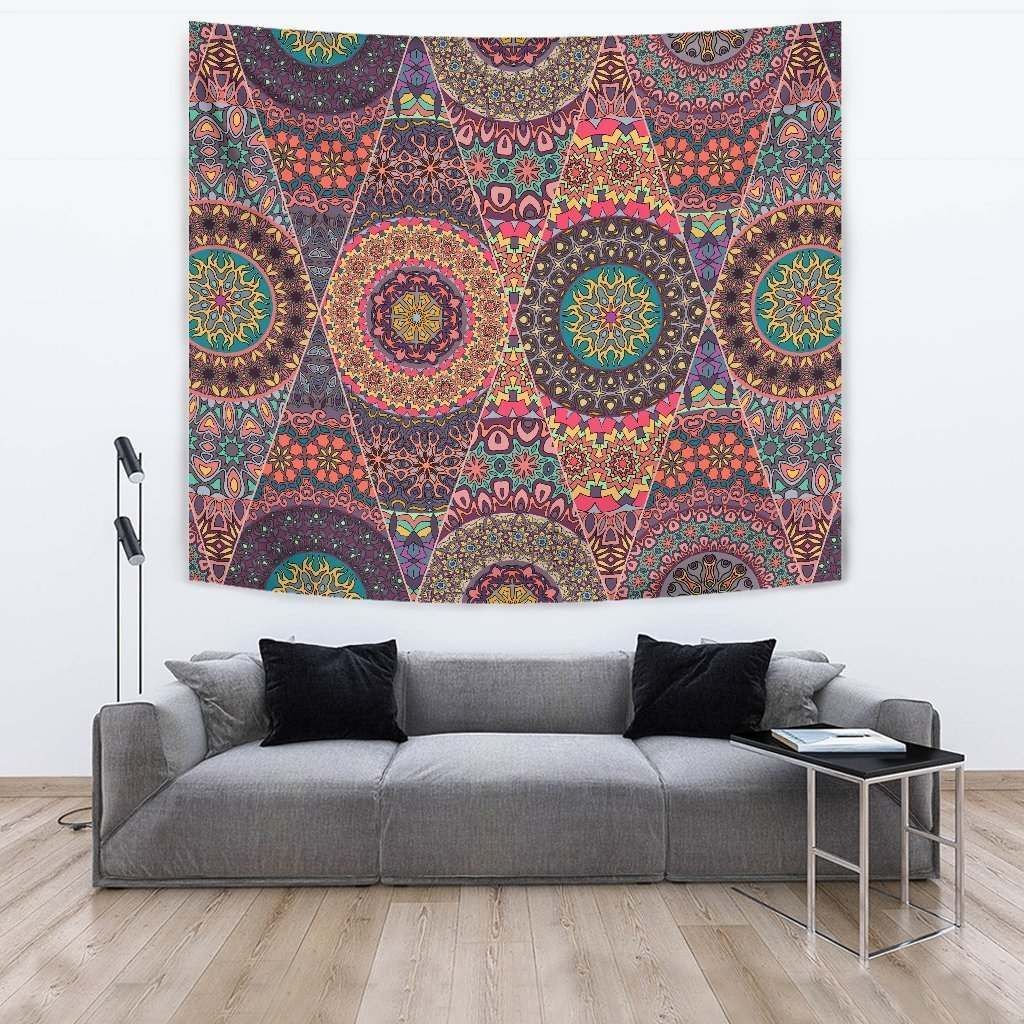 Vintage Bohemian Floral Mandala CL17100135MDT Tapestry