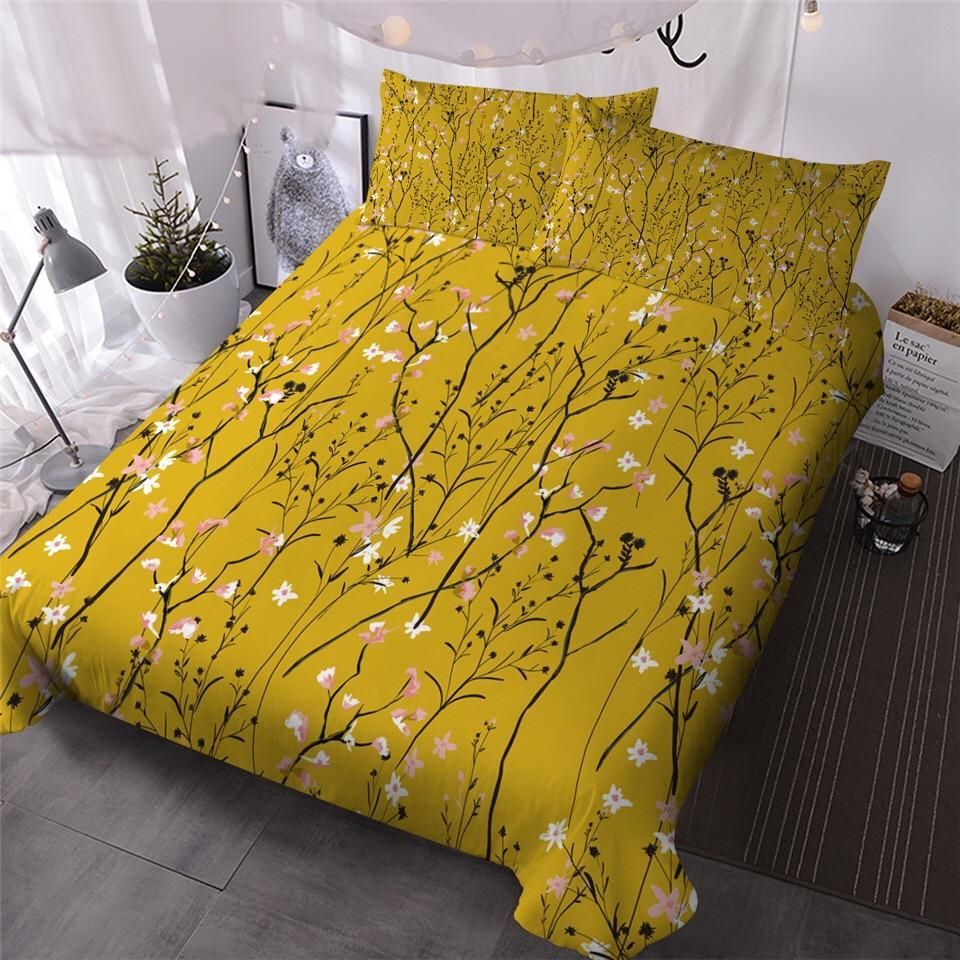 Vintage Botanical Branches Bedding Set