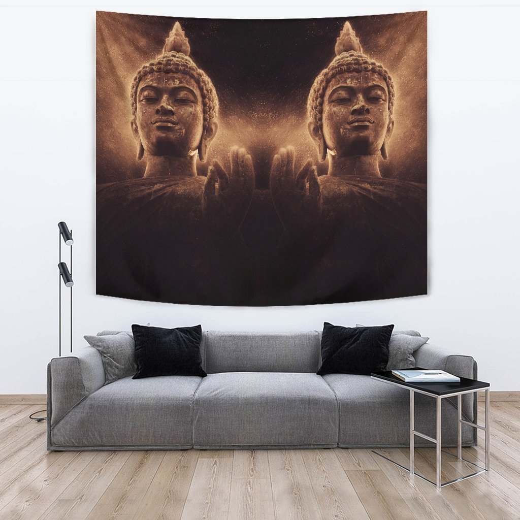 Vintage Buddha Statue CL17100137MDT Tapestry