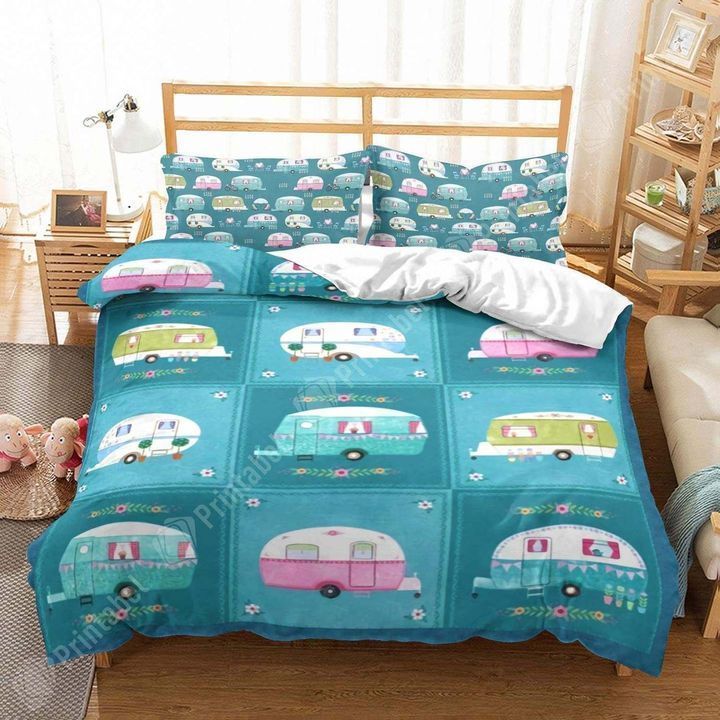 Vintage Camper Bedding Set